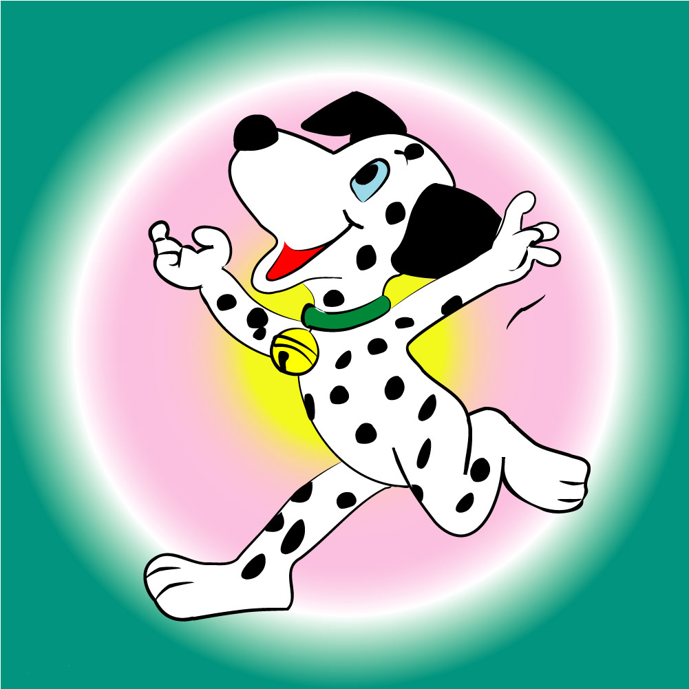 卡通狗-流浪狗守护小主人 赶走色狼青年