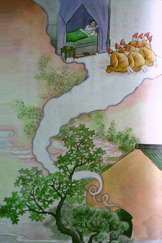 黄鳝现黄衣人乞命-中国佛教故事网