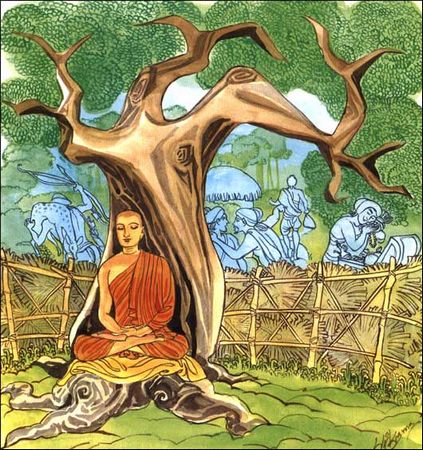 阿难生生世世护持世尊-释迦牟尼佛