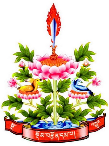 宁玛巴标志图形－是什么漏掉了你的财富－佛教故事－佛教图片