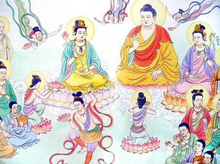 两个因果故事的对比思考－西方极乐世界图