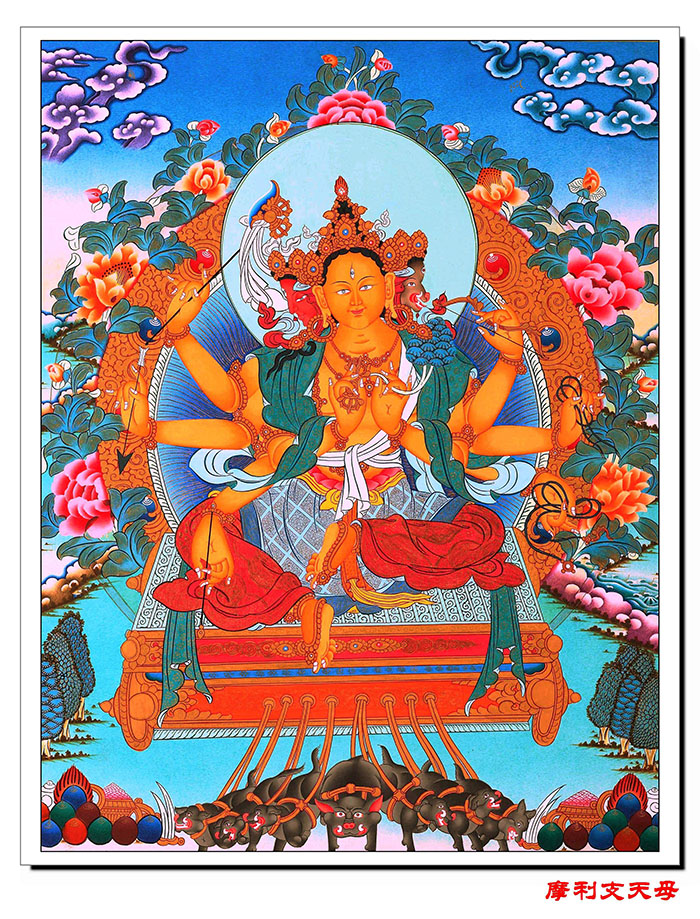 针线作为持物有何象征意义?