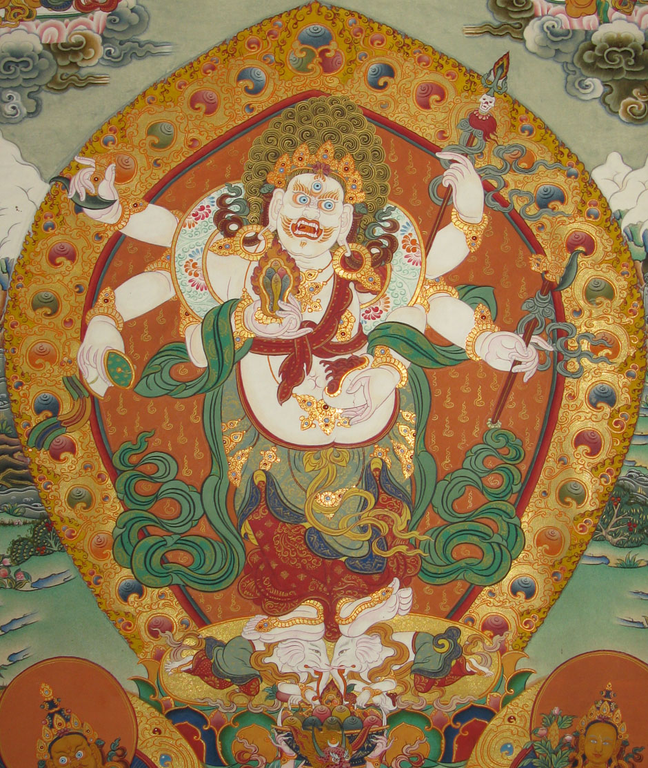 手鼓作为持物有何象征意义?