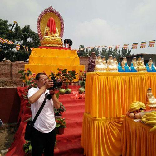 许昌白兔寺药师佛像开光