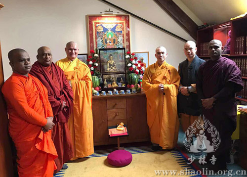 英国少林修文化中心举行庆祝活动迎接新年