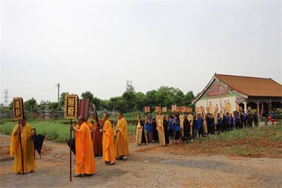 湖北大冶目莲寺举行第二届孝行天下水陆法会