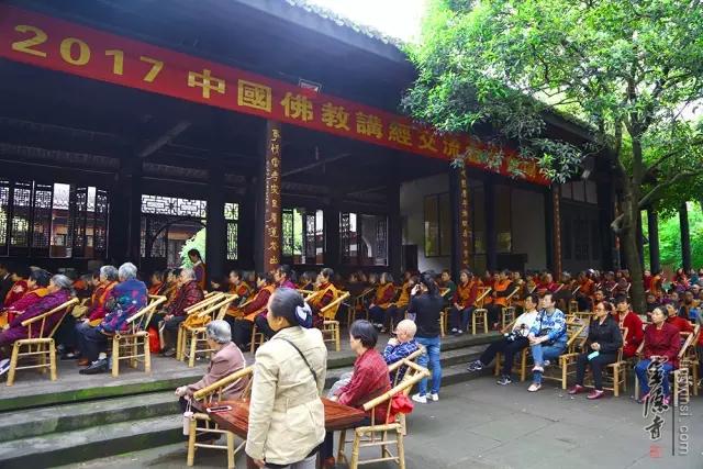 “中国佛教讲经交流会”巡讲团在四川新都宝光寺讲经
