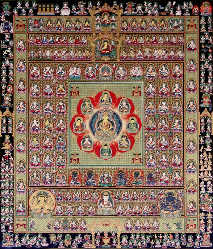 大悲胎藏生曼陀罗