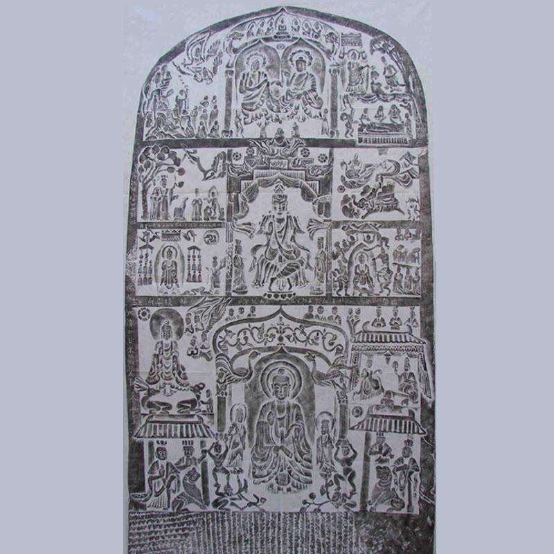 汉唐陶艺 造像碑拓片 汉唐陶艺 造像碑拓片