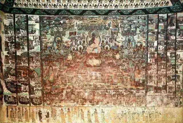 敦煌莫高窟171窟北壁观经变 敦煌莫高窟171窟北壁观经变